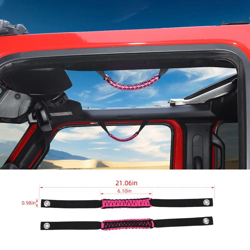 For 2024+ Wrangler JL/Gladiator JT Front Door Top Handles Roll Bar - Image 11