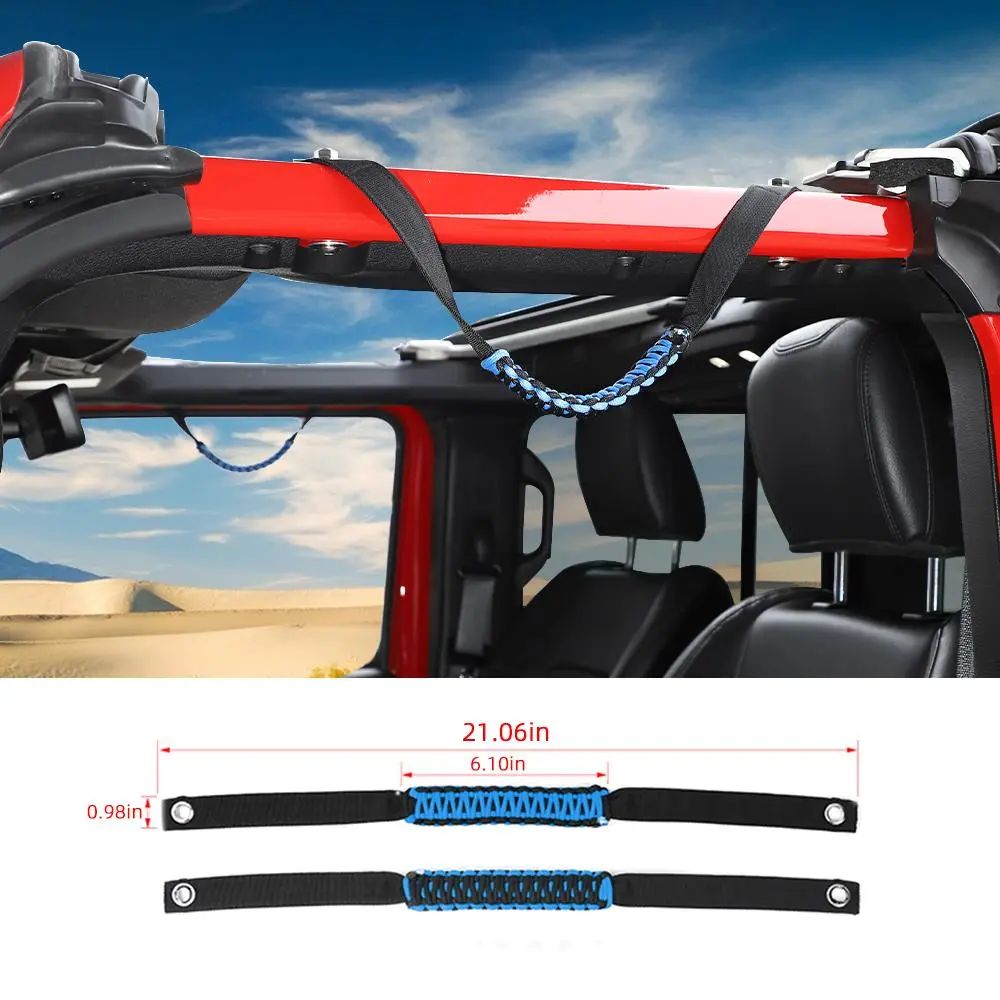For 2024+ Wrangler JL/Gladiator JT Front Door Top Handles Roll Bar - Image 14