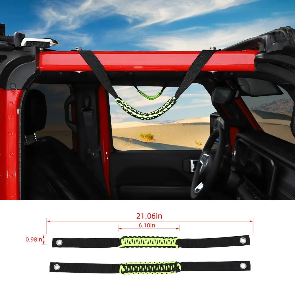 For 2024+ Wrangler JL/Gladiator JT Front Door Top Handles Roll Bar - Image 15