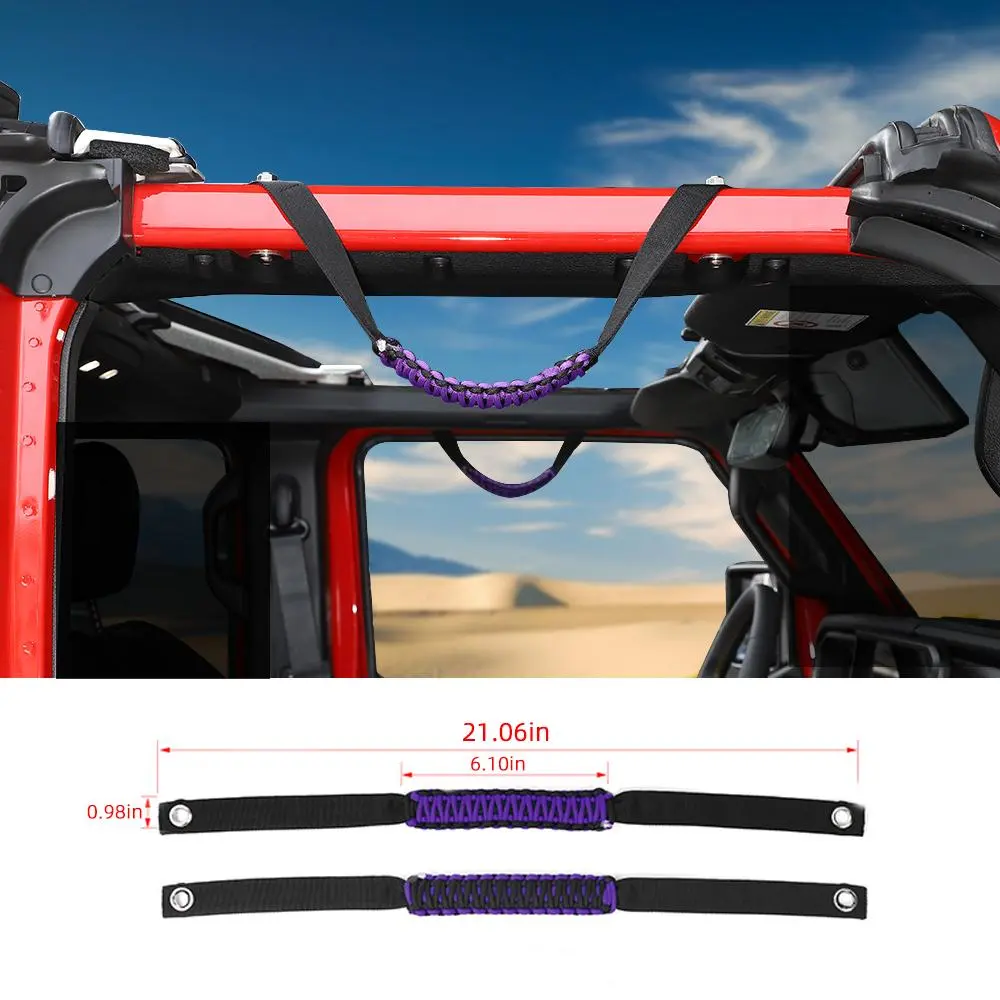 For 2024+ Wrangler JL/Gladiator JT Front Door Top Handles Roll Bar - Image 16