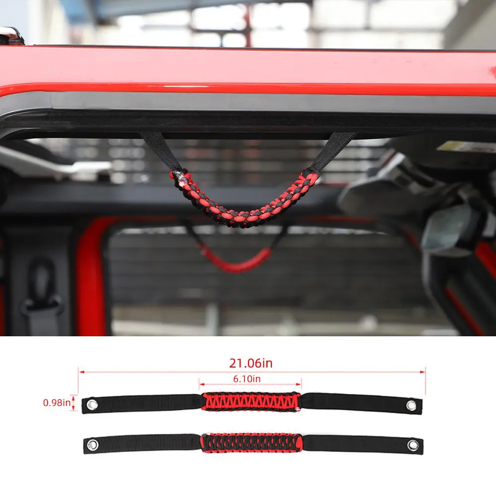 For 2024+ Wrangler JL/Gladiator JT Front Door Top Handles Roll Bar - Image 18