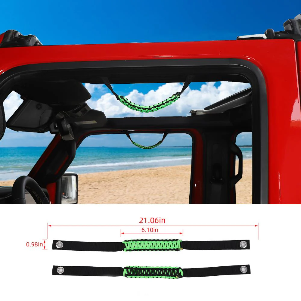 For 2024+ Wrangler JL/Gladiator JT Front Door Top Handles Roll Bar - Image 9