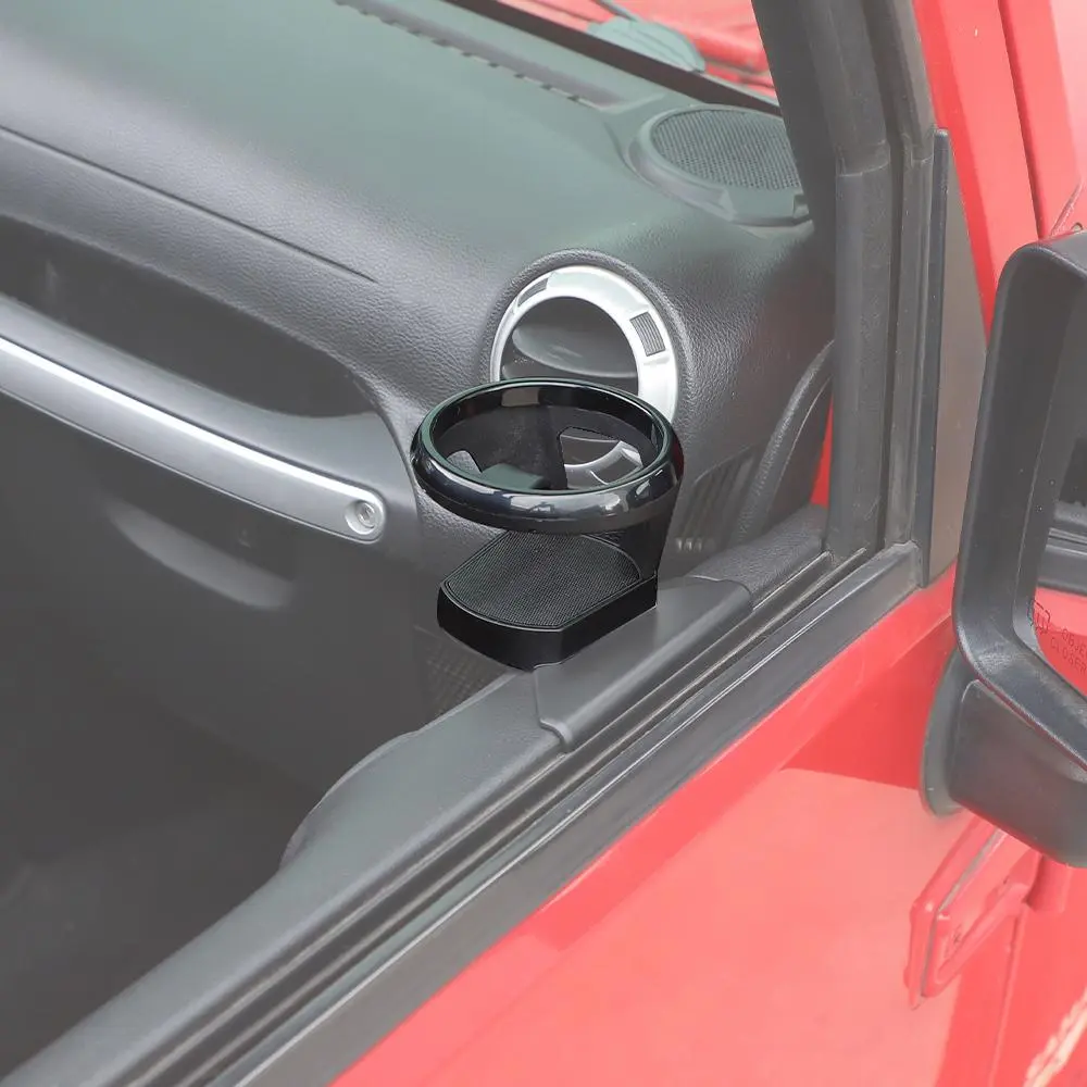 For 2011-2018 Jeep Wrangler JK Front Door Water Cup Bracket Holder Black - Image 5
