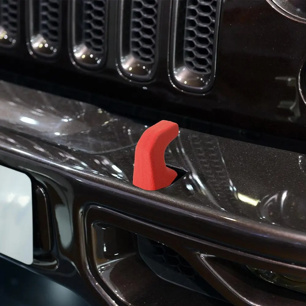 For Jeep Wrangler JK, JL & Gladiator JT Front Bumper Tow Hook Cover Trim Exterior Accent Narrow Style - Image 6