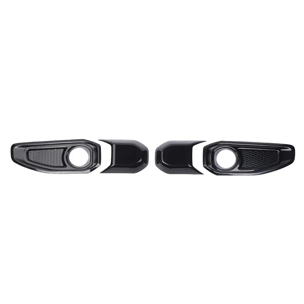 For 2018+ Jeep Wrangler JL/Gladiator JT Front Fog Light & Front Bumper Fog Light Trim Bezels - Image 8