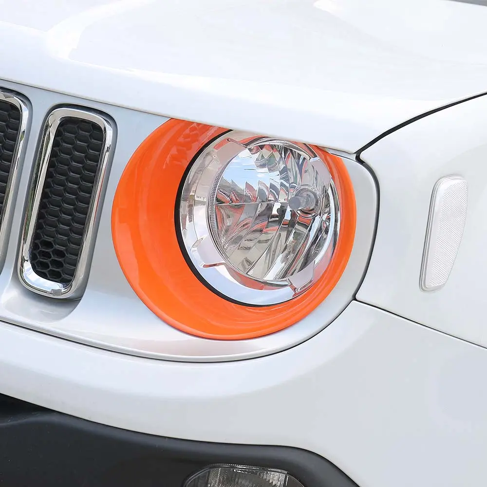 For 2015-2018 Jeep Renegade Front Light Headlight Bezel Trim - Image 4