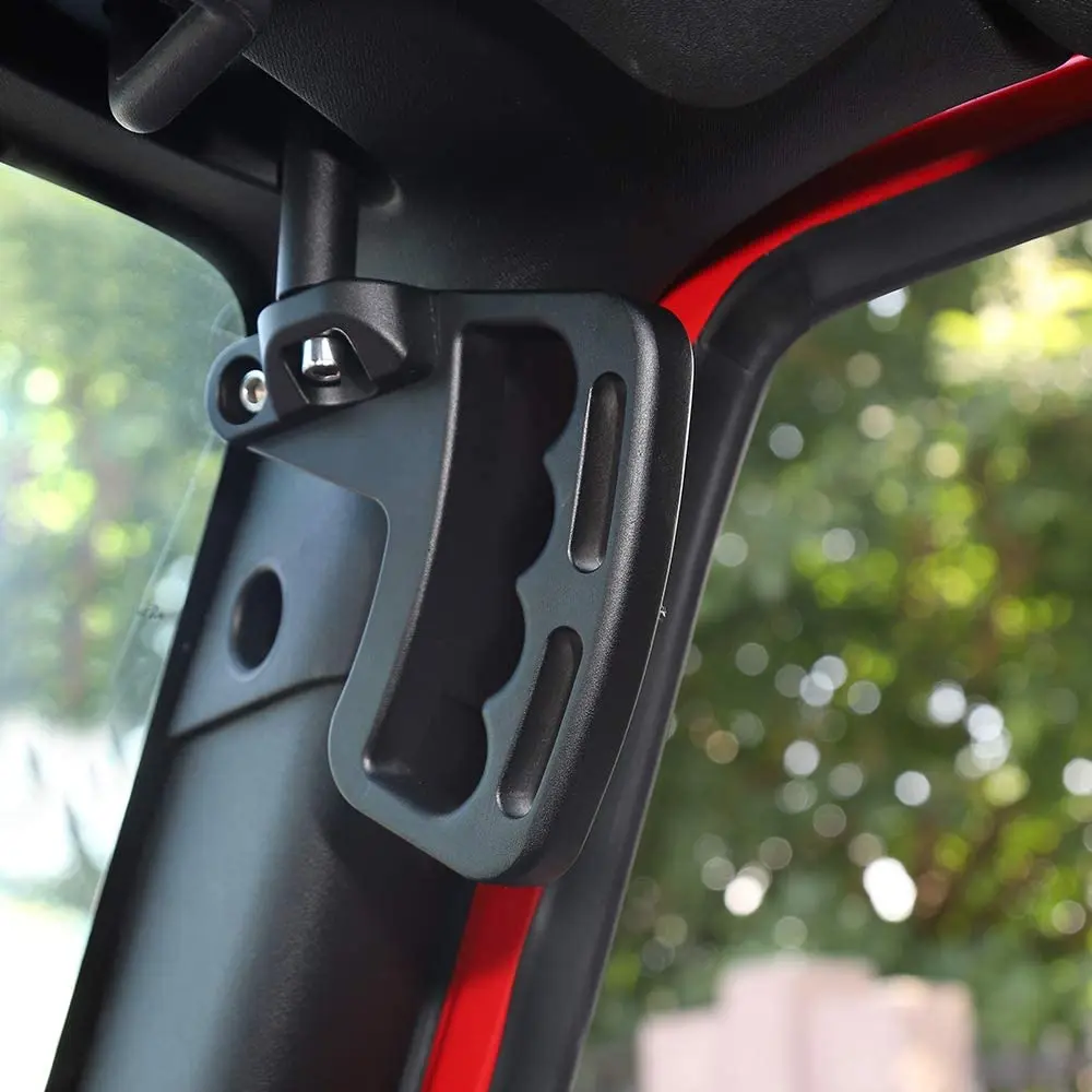 For 2007-2018 Jeep Wrangler JK JKU Front Top Grab Handles Aluminum Alloy (2 pcs) - Image 5