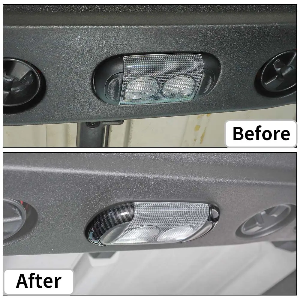For 2011-2018 Jeep Wrangler JK Front Reading Light Lamp Frame Trim - Image 2
