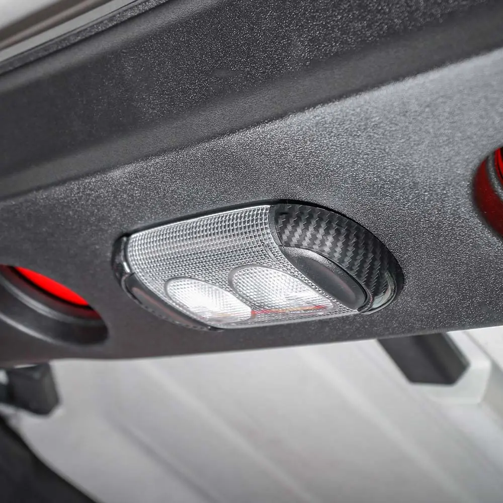 For 2011-2018 Jeep Wrangler JK Front Reading Light Lamp Frame Trim - Image 7
