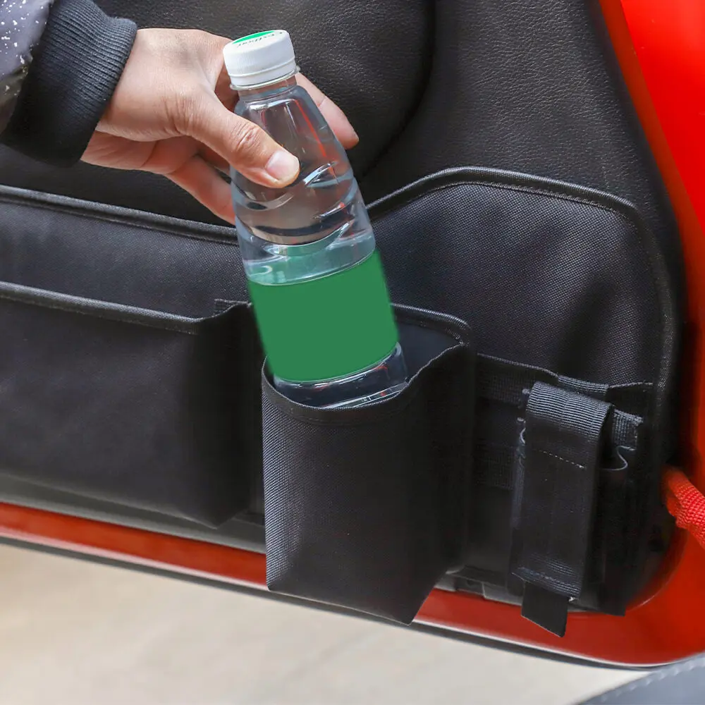 For Jeep Wrangler CJ YJ JK JL JT Front Rear Door Multi-functional Storage Bag Pocket - Image 3