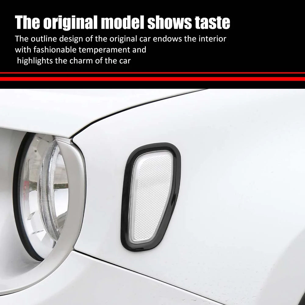 For 2015+ Jeep Renegade Front Side Fender Light Lamp Bezels Trim - Image 5