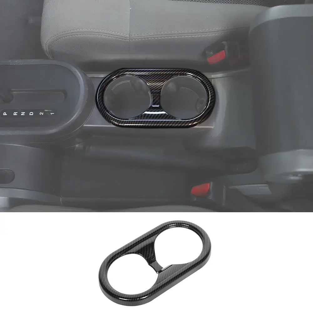 For 2007-2010 Jeep Wrangler JK JKU Front Water Cup Holder Cover Trim