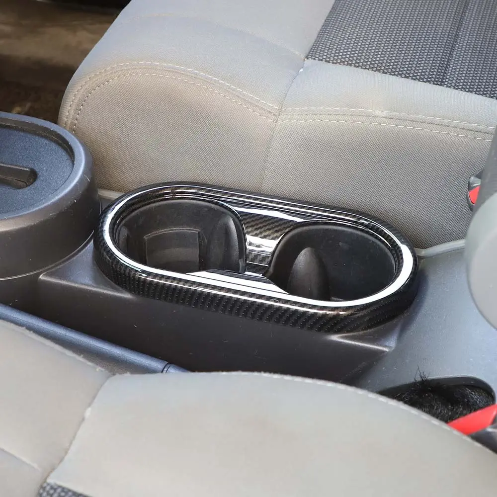 For 2007-2010 Jeep Wrangler JK JKU Front Water Cup Holder Cover Trim - Image 3
