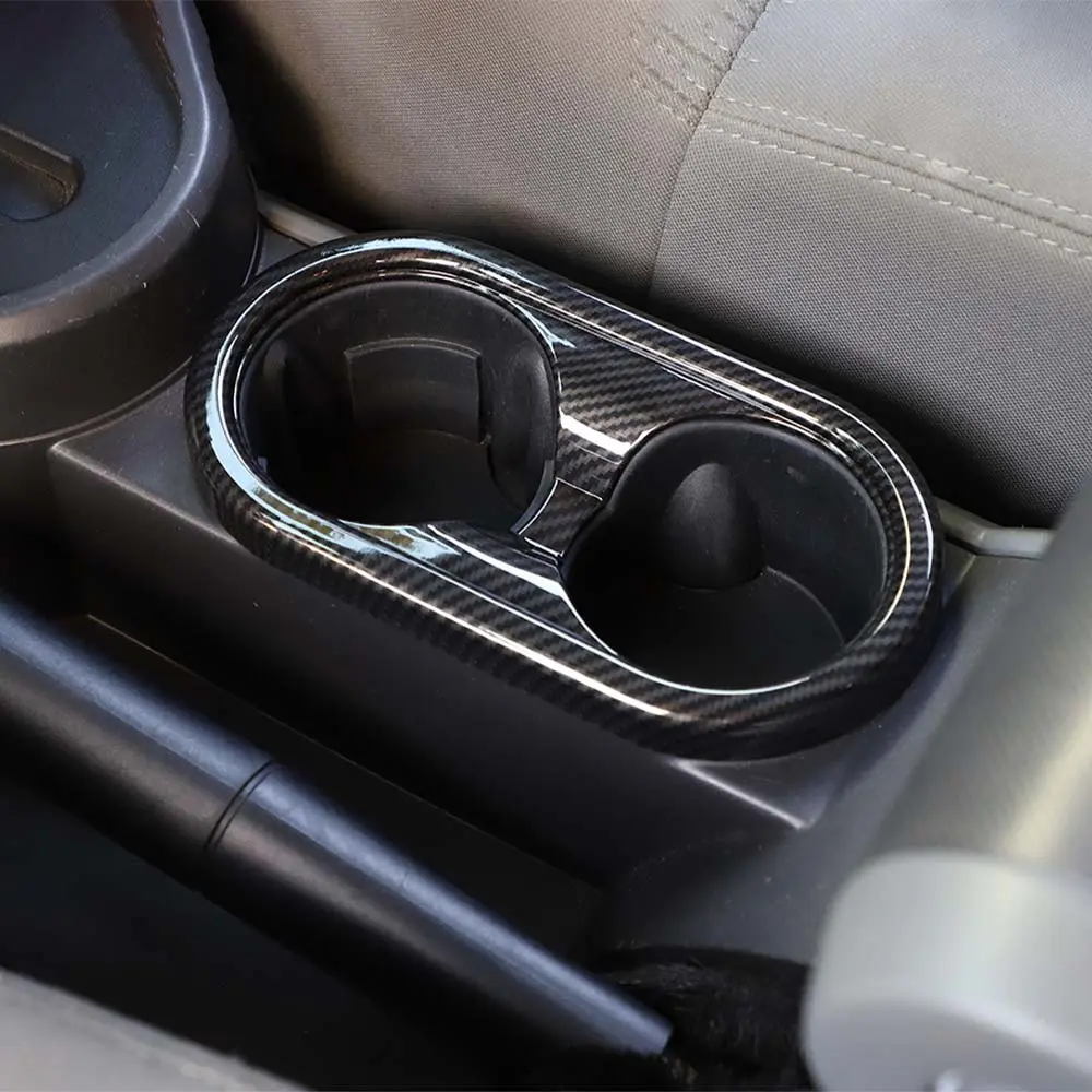 For 2007-2010 Jeep Wrangler JK JKU Front Water Cup Holder Cover Trim - Image 4