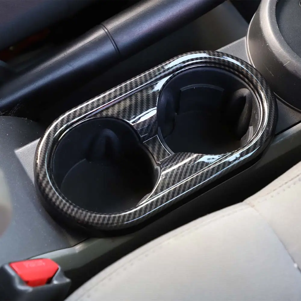 For 2007-2010 Jeep Wrangler JK JKU Front Water Cup Holder Cover Trim - Image 5