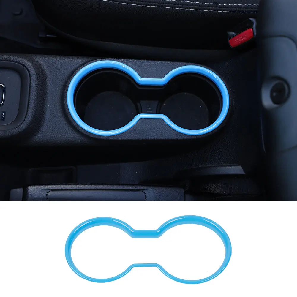 For 2011-2018 Jeep Wrangler JK JKU Front Water Cup Holder Trim Cover ABS Interior Decor - Image 10