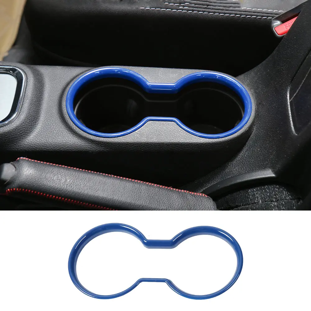 For 2011-2018 Jeep Wrangler JK JKU Front Water Cup Holder Trim Cover ABS Interior Decor - Image 14