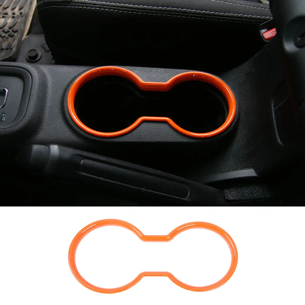 For 2011-2018 Jeep Wrangler JK JKU Front Water Cup Holder Trim Cover ABS Interior Decor - Image 16