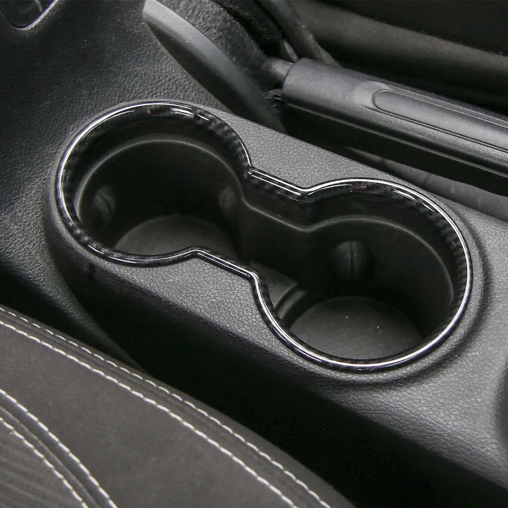 For 2011-2018 Jeep Wrangler JK JKU Front Water Cup Holder Trim Cover ABS Interior Decor - Image 4
