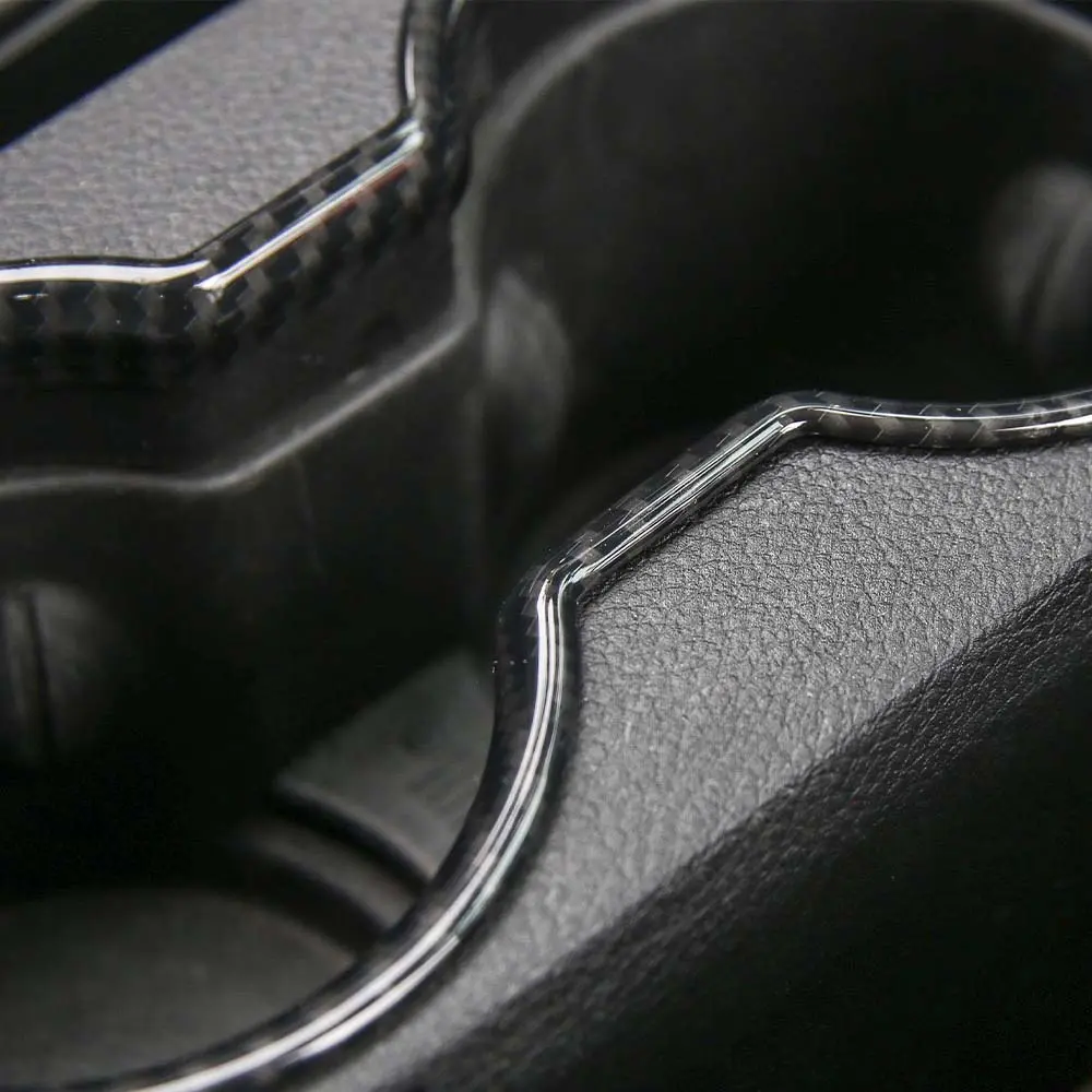 For 2011-2018 Jeep Wrangler JK JKU Front Water Cup Holder Trim Cover ABS Interior Decor - Image 6
