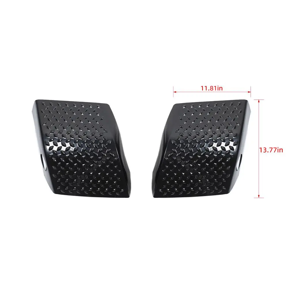 For 2007-2018 Jeep Wrangler JK Front Wheel Eyebrow Lamp Cover Trim Armor Black - Image 8