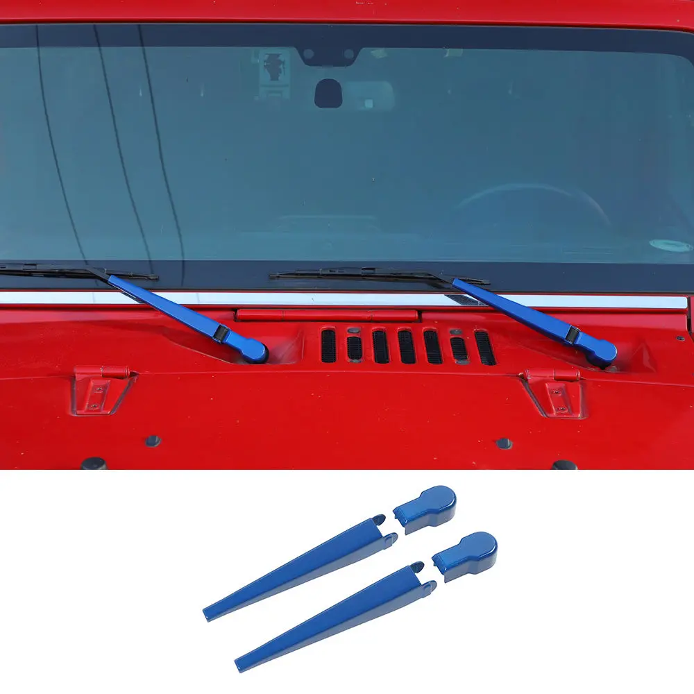 For 2007-2018 Jeep Wrangler JK JKU Front Windshield Wiper Cover Trim - Image 13