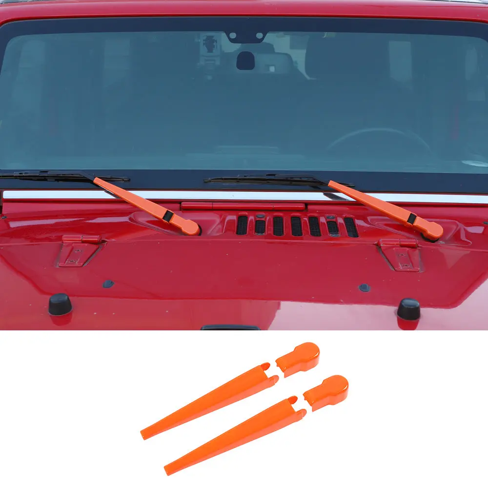 For 2007-2018 Jeep Wrangler JK JKU Front Windshield Wiper Cover Trim - Image 9