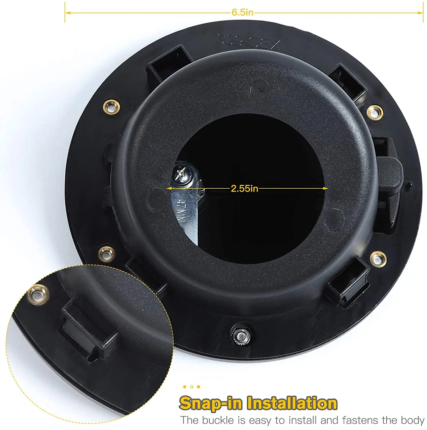 For 2007-2018 Jeep Wrangler JK JKU Fuel Door Cover Locking Gas Cap Cover, American Flag - Image 6