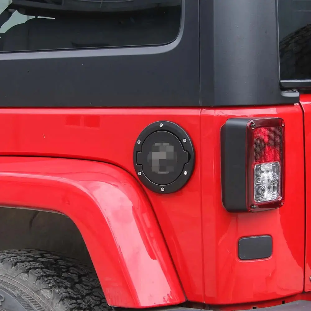 For 2007-2018 Jeep Wrangler JK & Unlimited Fuel Filler Door Cover Gas Cap Exterior Accessories - Image 3