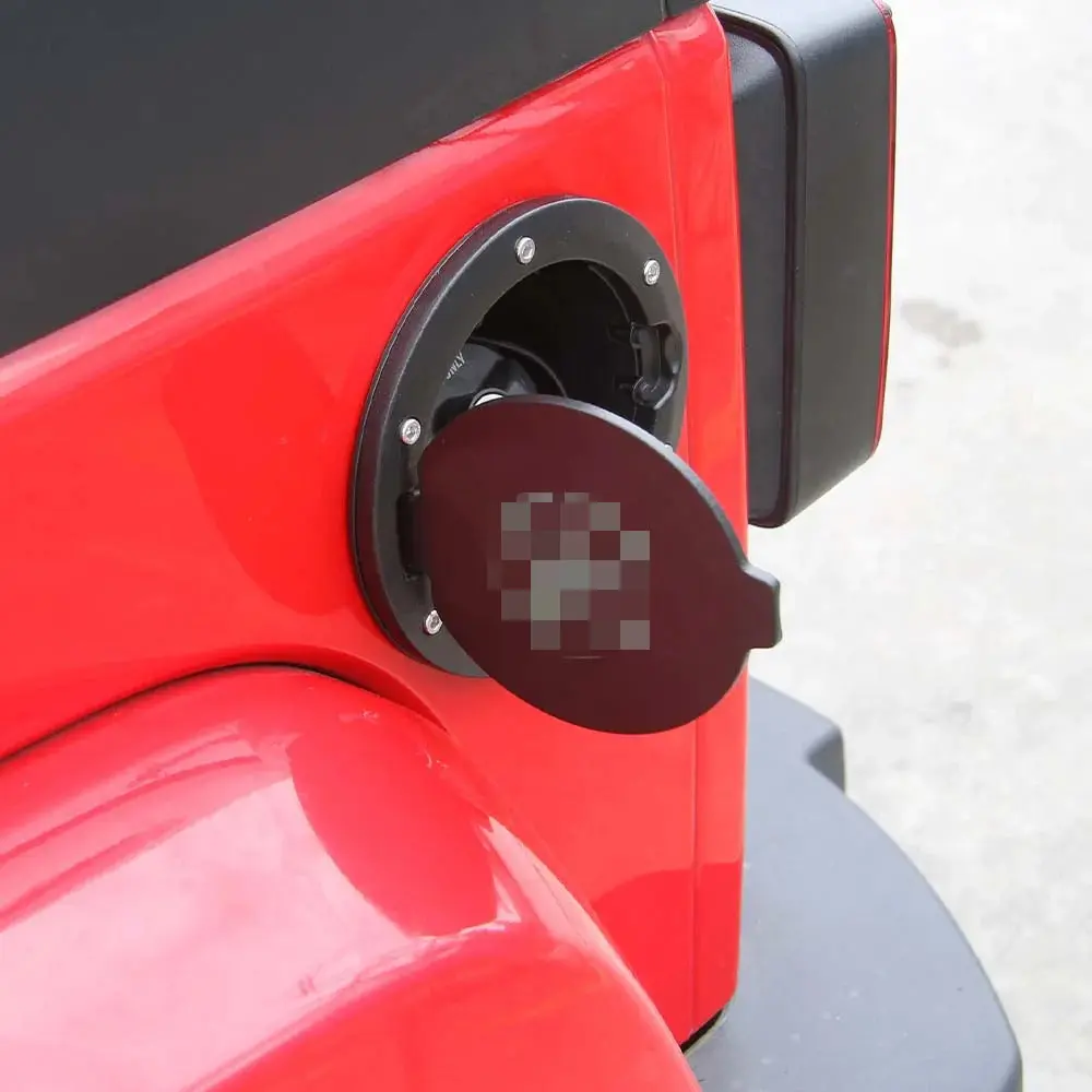 For 2007-2018 Jeep Wrangler JK & Unlimited Fuel Filler Door Cover Gas Cap Exterior Accessories - Image 5
