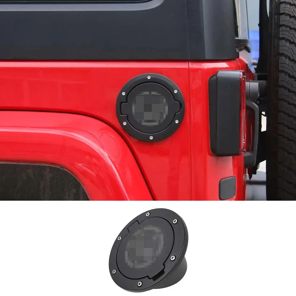 For 2007-2018 Jeep Wrangler JK & Unlimited Fuel Filler Door Cover Gas Cap Exterior Accessories - Image 9