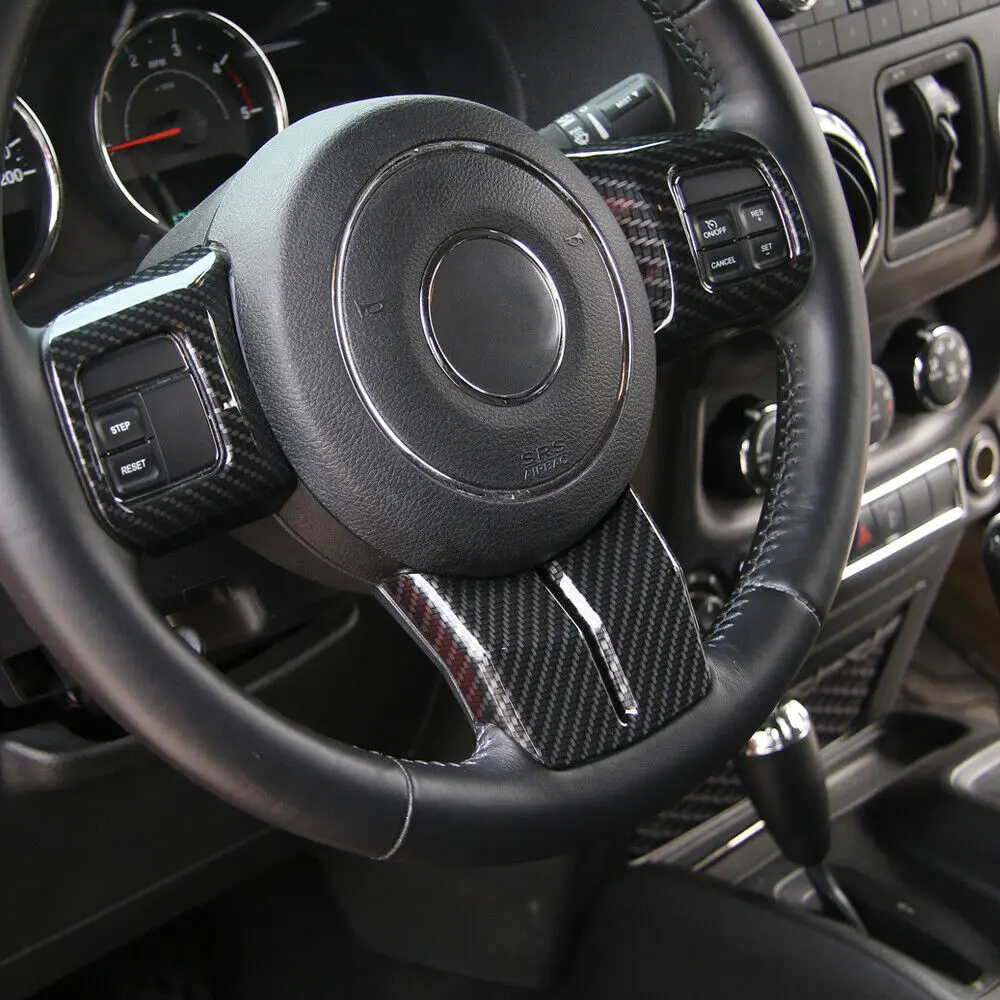 For 2011-2018 2Door Jeep Wrangler JK 10pc Full Set Interior Decor cover Trim Kit - Image 10