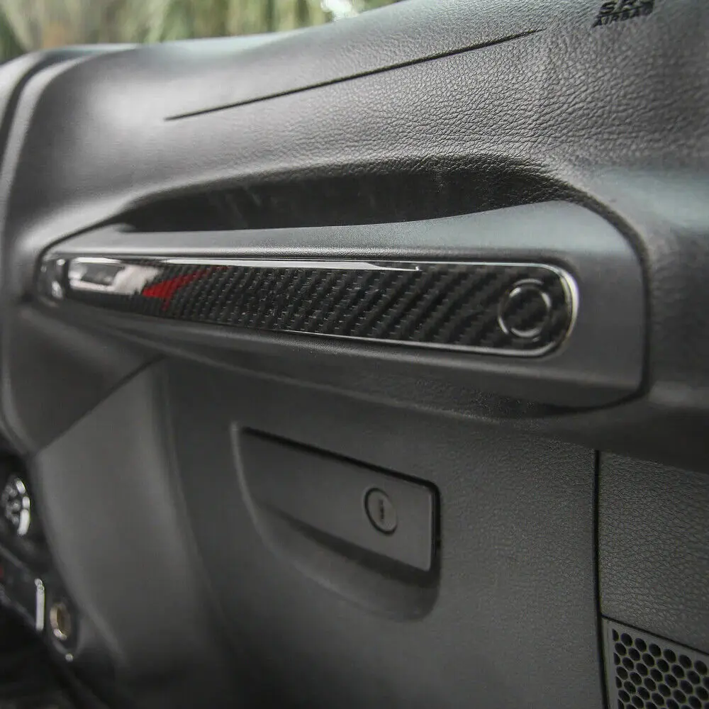 For 2011-2018 2Door Jeep Wrangler JK 10pc Full Set Interior Decor cover Trim Kit - Image 12