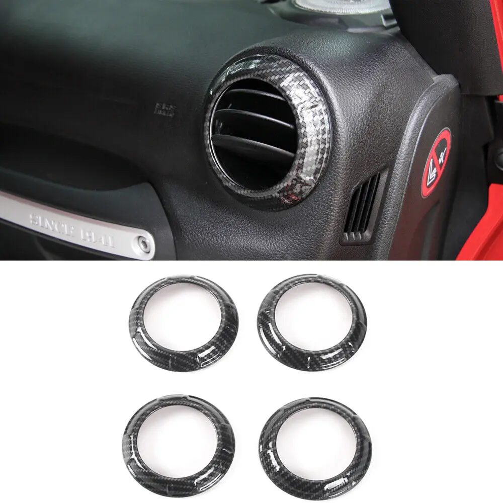 For 2011-2018 2Door Jeep Wrangler JK 10pc Full Set Interior Decor cover Trim Kit - Image 5