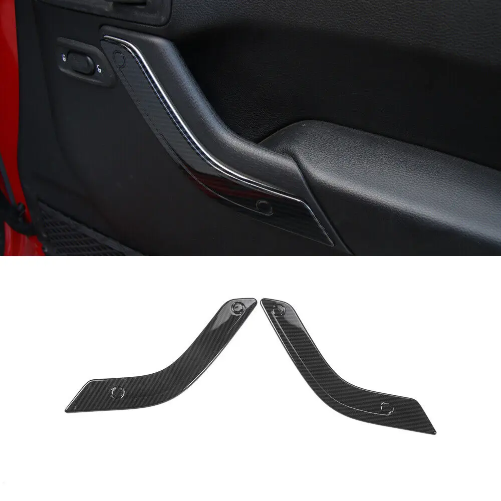 For 2011-2018 2Door Jeep Wrangler JK 10pc Full Set Interior Decor cover Trim Kit - Image 6