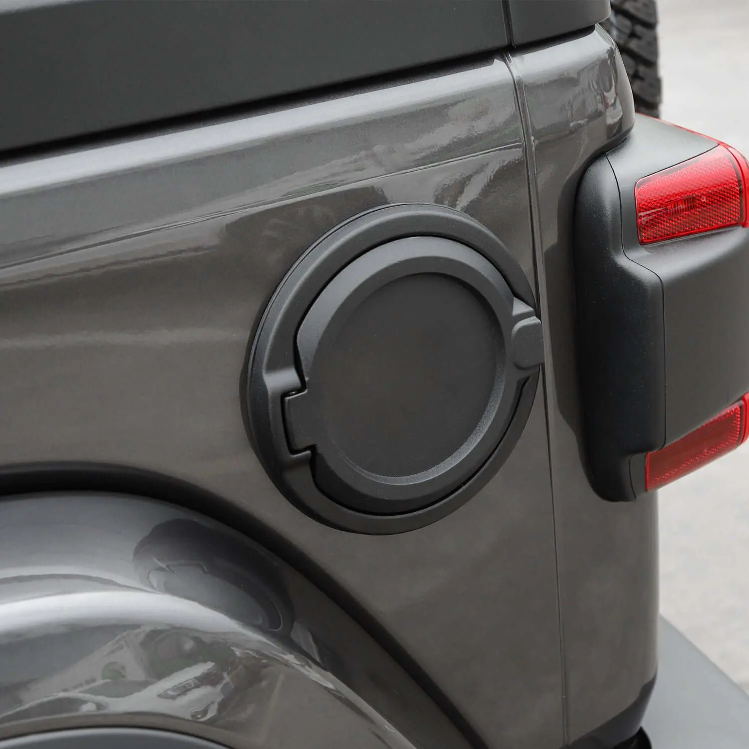 For 2018+ Jeep Wrangler JL JLU 2/4 Door Gas Cap Cover No Locking Fuel Tank Replacement NOT FIT 4XE - Image 4