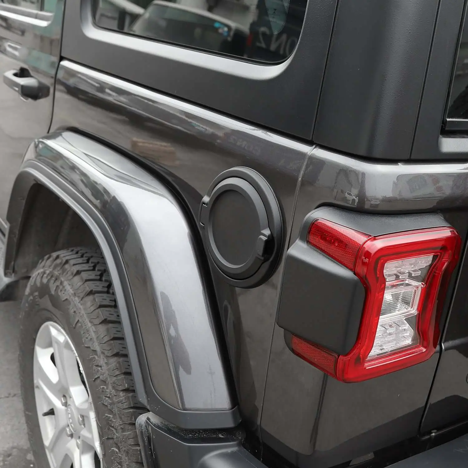 For 2018+ Jeep Wrangler JL JLU 2/4 Door Gas Cap Cover No Locking Fuel Tank Replacement NOT FIT 4XE - Image 5