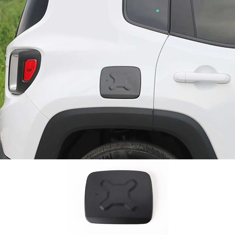 For 2015+ Jeep Renegade Gas Cap Fuel Filler Door Gas Tank Cap Trim Cover - Image 11