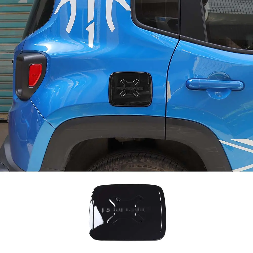 For 2015+ Jeep Renegade Gas Cap Fuel Filler Door Gas Tank Cap Trim Cover - Image 9
