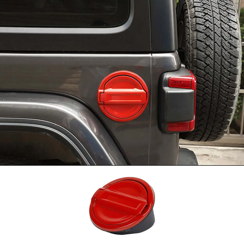 For 2018+ Jeep Wrangler JL Gas Tank Cap Aluminum Fuel Filler Door Cover Not FIT 4XE - Image 15