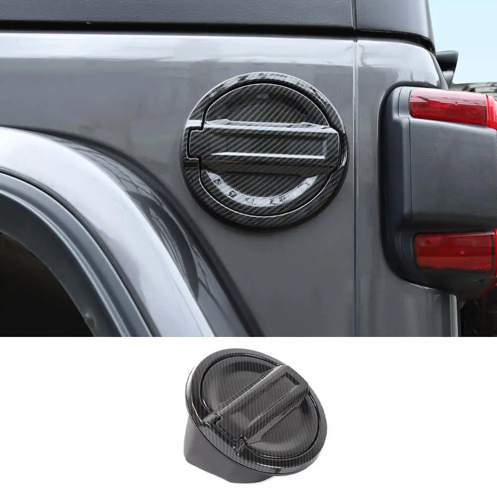For 2018+ Jeep Wrangler JL Gas Tank Cap Aluminum Fuel Filler Door Cover Not FIT 4XE - Image 16