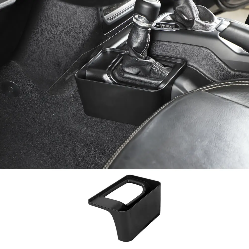 For 2018+ Jeep Wrangler JL & Gladiator JT Gear Shift Center Console Driver Side Storage Box Organizer
