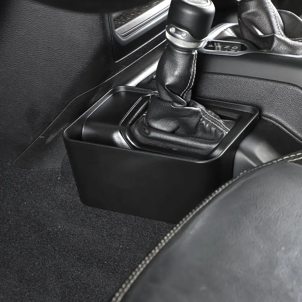 For 2018+ Jeep Wrangler JL & Gladiator JT Gear Shift Center Console Driver Side Storage Box Organizer - Image 3