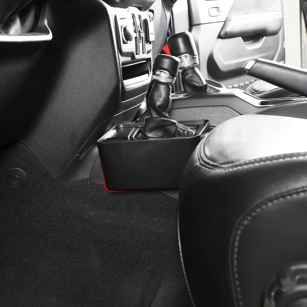For 2018+ Jeep Wrangler JL & Gladiator JT Gear Shift Center Console Driver Side Storage Box Organizer - Image 4