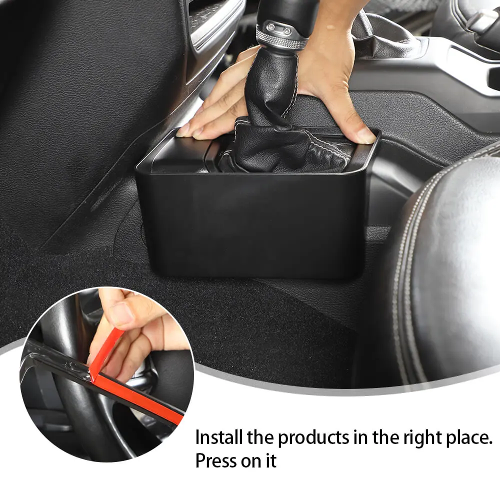 For 2018+ Jeep Wrangler JL & Gladiator JT Gear Shift Center Console Driver Side Storage Box Organizer - Image 5