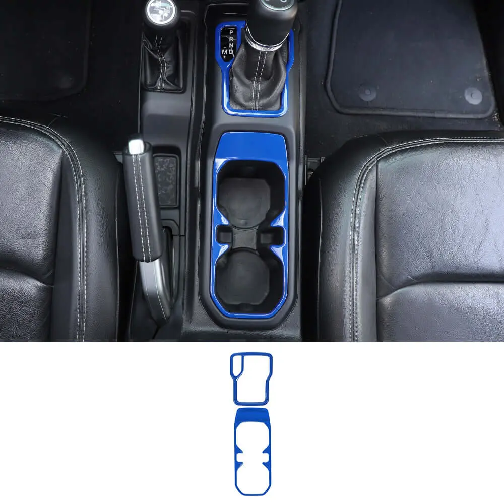 For 2018+ Jeep Wrangler JL & Gladiator JT Gear Shift & Front Water Cup Holder Cover Trim - Image 15