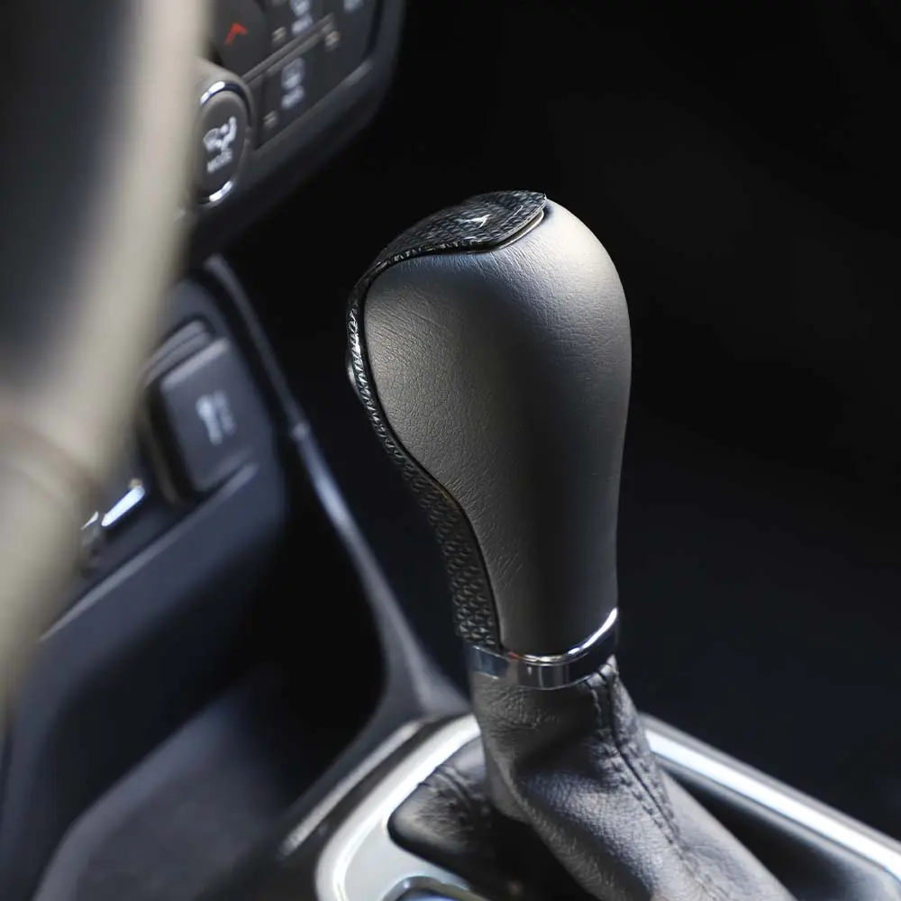 For Jeep 2015+ Renegade & 2017-2025 Compass Gear Shift Knob Cover Handle Trim Cover - Image 4
