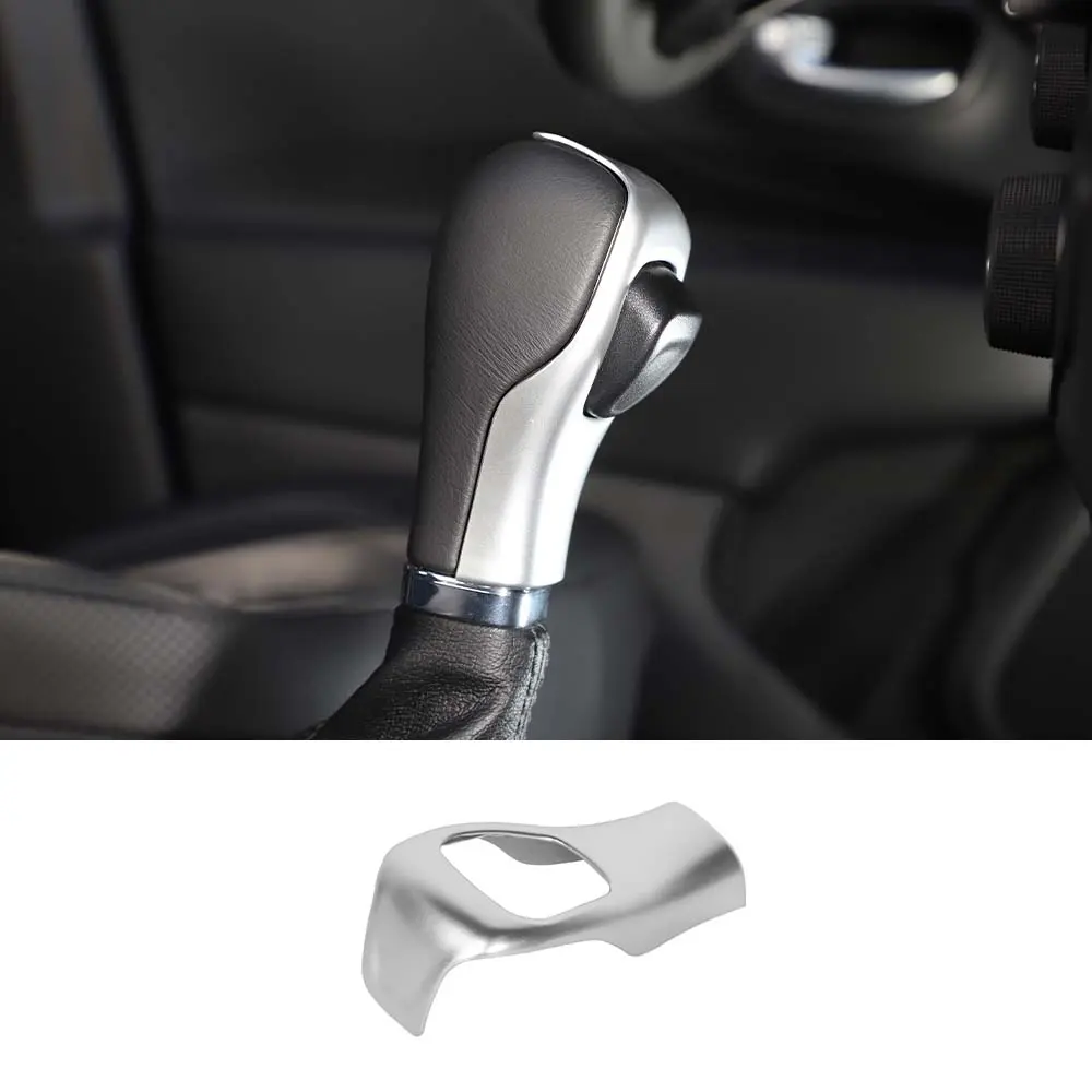 For Jeep 2015+ Renegade & 2017-2025 Compass Gear Shift Knob Cover Handle Trim Cover - Image 8