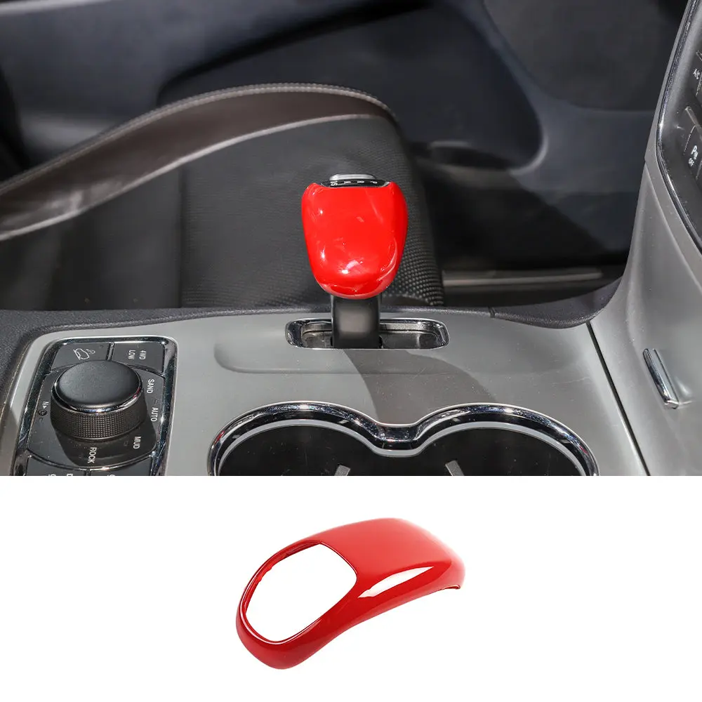 For 2014-2016 Jeep Grand Cherokee WK2 Gear Shift Knob Decor Cover Trim - Image 12