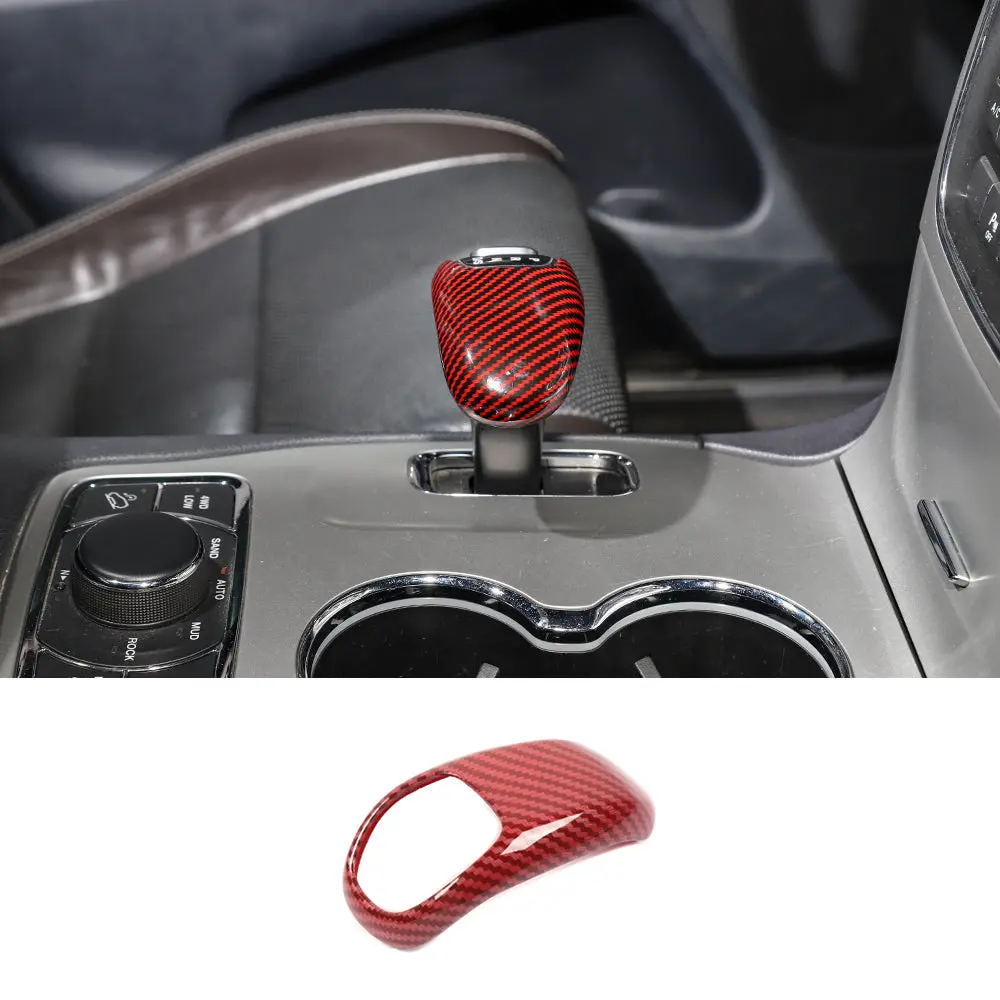 For 2014-2016 Jeep Grand Cherokee WK2 Gear Shift Knob Decor Cover Trim - Image 13